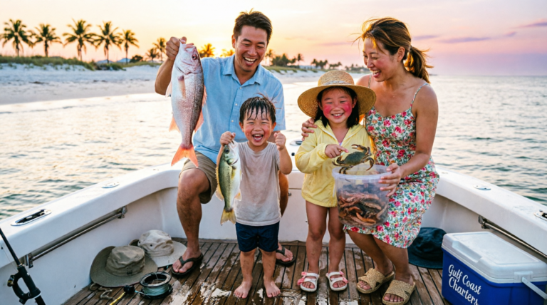 Family Fishing Thunder on the Gulf